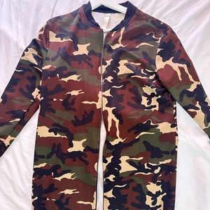 Long Camouflage Jacket